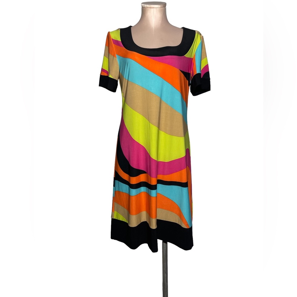 Tiana B multicolor dress. Size M. Stretchy material